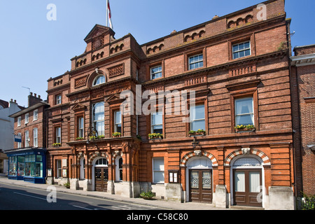 Lewes Town Hall, High Street, Lewes, East Sussex Stock Photo