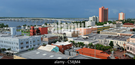 Downtown, Fort Myers, Florida, USA, United States, America, city, overview Stock Photo