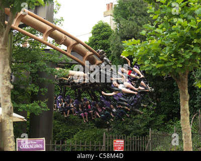 Vampire roller coaster ride chessington hi res stock photography