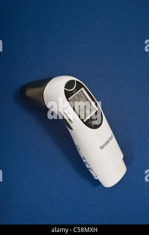 A modern digital clinical medical thermometer Stock Photo
