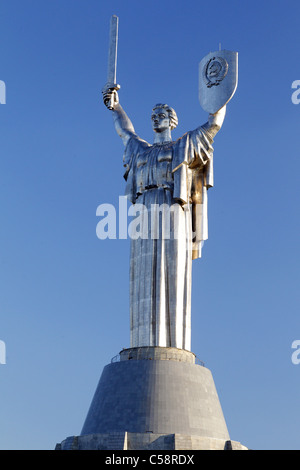 STATUE OF THE MOTHERLAND KIEV UKRAINE 15 June 2011 Stock Photo