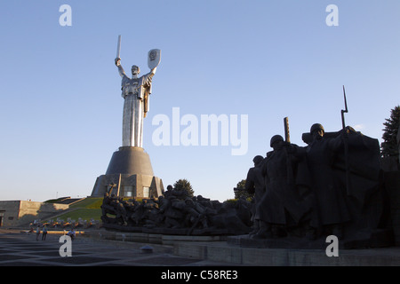 STATUE OF THE MOTHERLAND KIEV UKRAINE 15 June 2011 Stock Photo