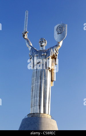 STATUE OF THE MOTHERLAND KIEV UKRAINE 15 June 2011 Stock Photo