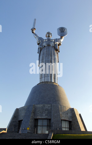 STATUE OF THE MOTHERLAND KIEV UKRAINE 15 June 2011 Stock Photo