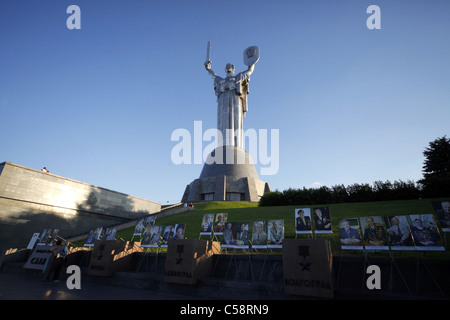 STATUE OF THE MOTHERLAND KIEV UKRAINE 15 June 2011 Stock Photo