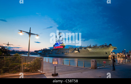 The Intrepid, Sea, Air and Space Museum, New York Stock Photo