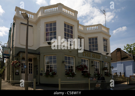 the ship mortlake london england Stock Photo