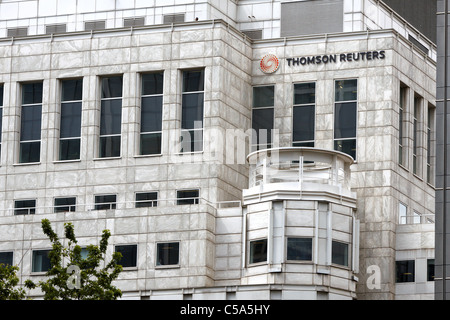 Thomson Reuters building in Canary Wharf Stock Photo