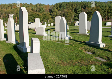 Hope Cemetery Barre VT Stock Photo