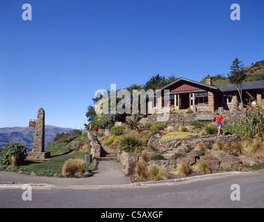 Sign of the Kiwi, Dyers Pass Road, Port Hills, Christchurch, Canterbury, New Zealand Stock Photo