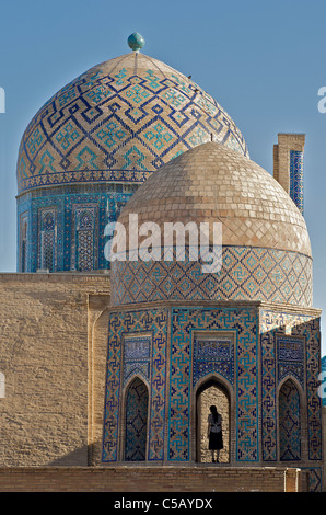 Shahr i Zindah mausoleum, Samarkand, Uzbekistan Stock Photo