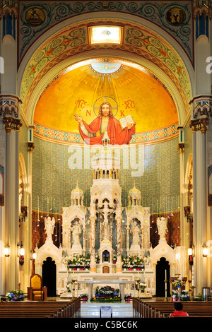 Interior of Saints Peter and Paul Church. San Francisco, California ...