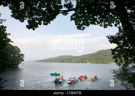 Wellspring weightloss camp, Lake Windermere, Lake District, UK. Stock Photo