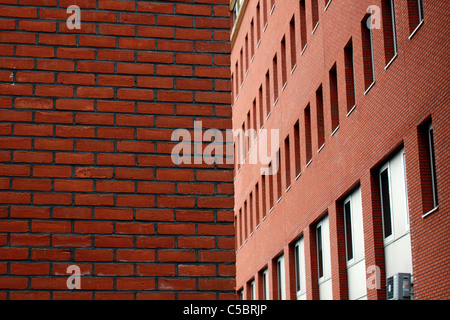 background of the wall made with bricks Stock Photo