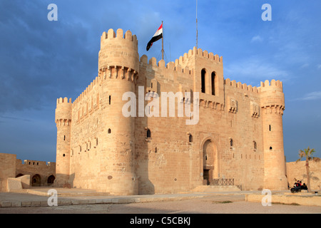Citadel of Qaitbay, Alexandria, Egypt Stock Photo