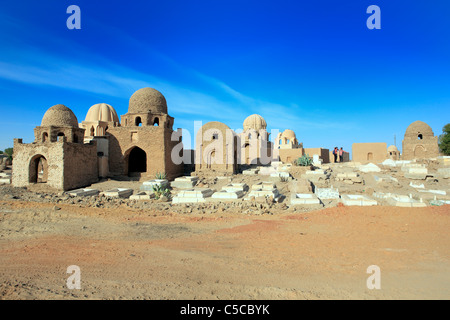 Mausoleum (11th-12th century), Fatimid cemetery, Aswan, Egypt Stock Photo