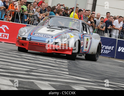 18.06.2011 Porsche 911 Carrera RSR from 1973 classic car during VERVA Street Racing Show in Warsaw, Poland Stock Photo
