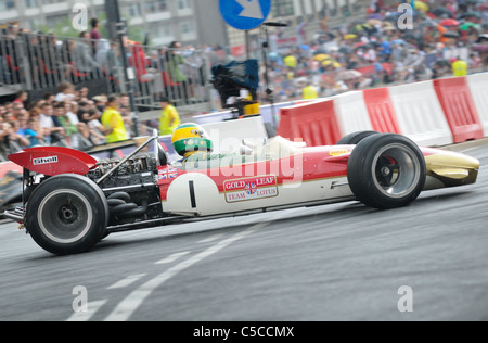 Lotus 49 racing car Formula One racing car designed by Colin Chapman ...