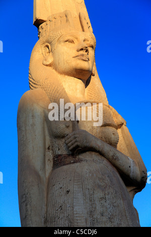 Statue of Meryetamun, daughter of Ramses II (13th century BC), Akhmin, near Sohag, Egypt Stock Photo