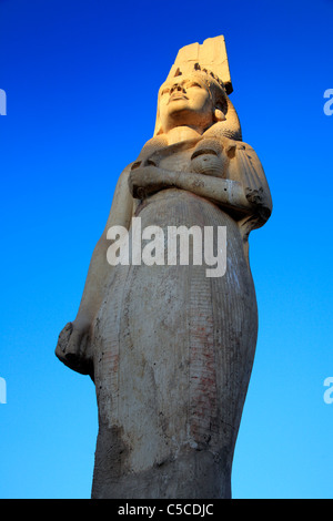 Statue of Meryetamun, daughter of Ramses II (13th century BC), Akhmin, near Sohag, Egypt Stock Photo