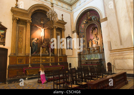 Catedral Metropolitana, Interior, Plaza Constitucion, Uruguay, South America Stock Photo