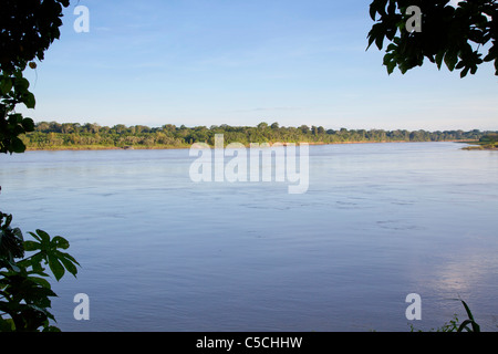 View of the Madre de Dios River, Tambopata National Park, Tambopata National Reserve, Peru Stock Photo