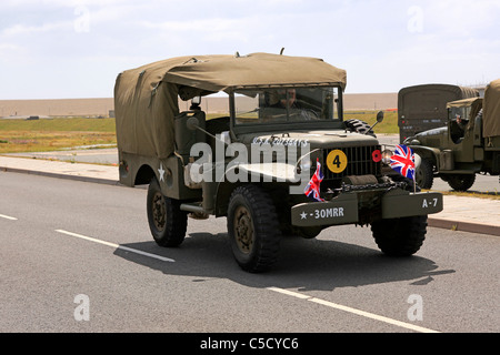 WW2 US Army Dodge Weapons Carrier vehicle Stock Photo