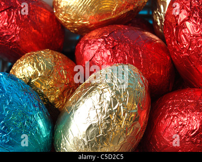 Easter eggs, UK Stock Photo