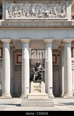 Velázquez sculpture at the Prado museum, Madrid, Spain Stock Photo