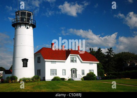 The Chatham Lighthouse sits near the elbow of Cape Cod since 1877 Stock Photo