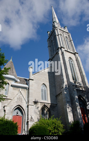 Ontario, Canada, Kingston. Sydenham St. United Church. Stock Photo