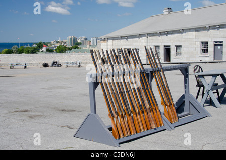 Ontario, Canada, Kingston. Fort Henry, National Historic Site of Canada, UNESCO. Stock Photo