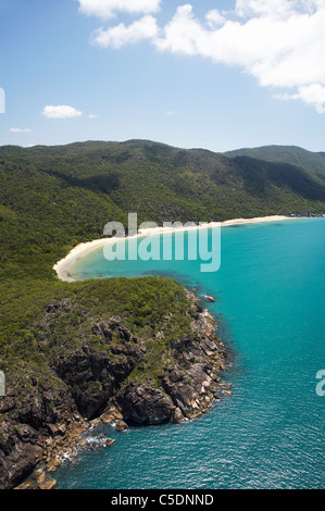 Turtle Bay, near Cairns, North Queensland, Australia - aerial Stock Photo