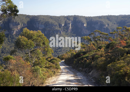 Glenraphael Drive, Narrow Neck, Katoomba, Blue Mountains, New South Wales, Australia Stock Photo