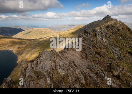 Striding Edge Stock Photo