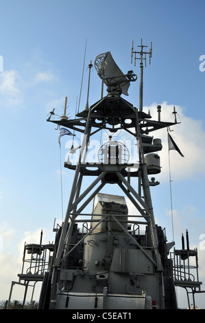 Israel Haifa An Israeli navy missile boat Saar 2 class at the Haifa ...