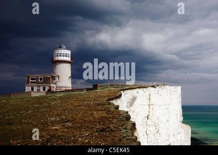 The Belle Tout Lighthouse. Stock Photo