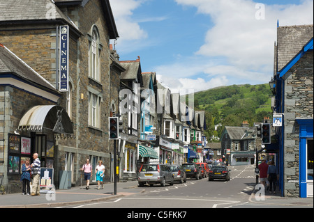 Compston Road, Ambleside, Lake District National Park, Cumbria, England UK Stock Photo