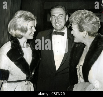 DORIS DAY with husband Marty Melcher and Eve Arden about 1962 Stock Photo
