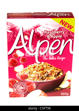 Raspberry and Apple Alpen Cereal Stock Photo - Alamy