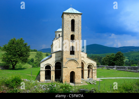 Holy Trinity church of Sopocani Monastery (c. 1260) near Novi Pazar, Raska district, Serbia Stock Photo