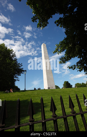Bunker Hill Monument, Boston, Massachusetts Stock Photo