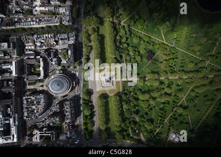 Royal Albert Hall and Albert Memorial, London Stock Photo