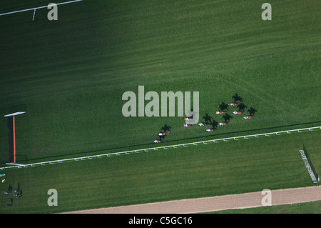 Horse racing Stock Photo