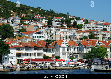 ISTANBUL, TURKEY. A view of Kinaliada, one of the Princes' Islands in the Sea of Marmara. 2011. Stock Photo