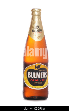 Bulmers original apple cider studio cutout Stock Photo