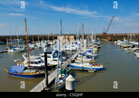 The marina and harbour at Watchet, Somerset, England, united Kingdom.
