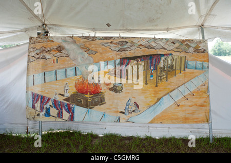 camp tabernacle alamy depicting painting