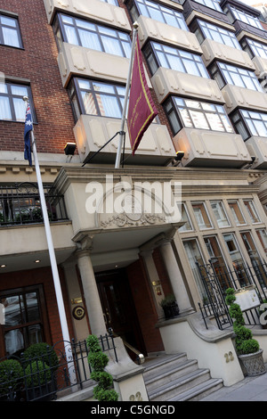 The Capital Hotel in Basil Street Knightsbridge London on Dec