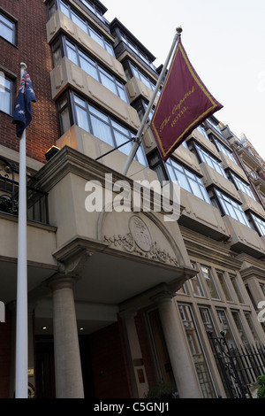 The Capital Hotel in Basil Street Knightsbridge London on Dec